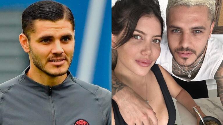 Sugestivo posteo de Mauro Icardi tras las versiones de crisis con Wanda Nara (Fotos: Web e Instagram)