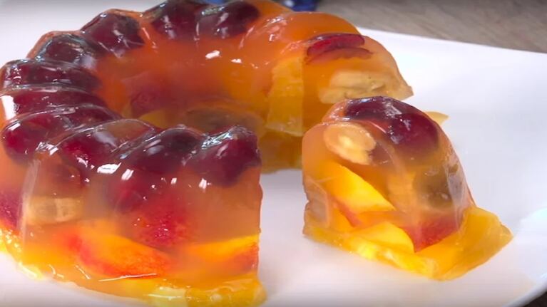 Súper gelatina de frutas: la receta que refresca los días de calor