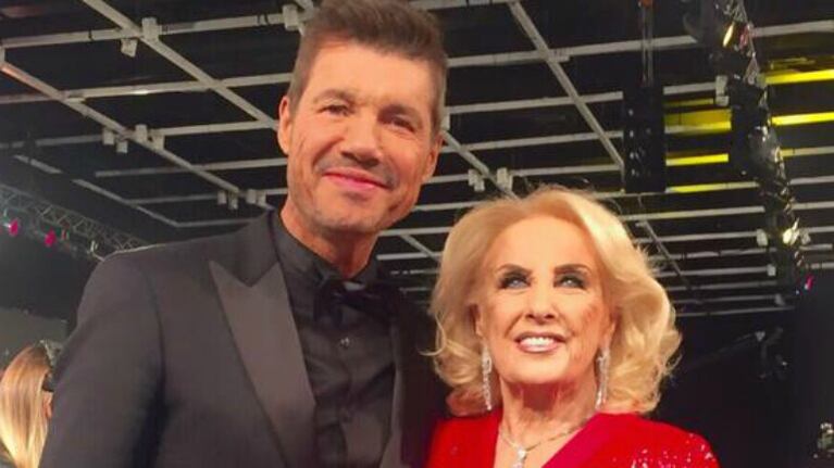 ¡Súper mesaza! Tinelli almorzará con Mirtha Legrand. Foto: Web