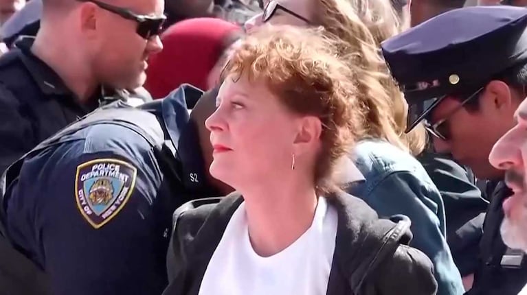 Susan Sarandon (Foto: captura eltrece)