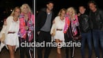Susana Giménez, Adrián Suar, Mariana Fabbiani y Gustavo Bermúdez disfrutaron de una cena en Uruguay