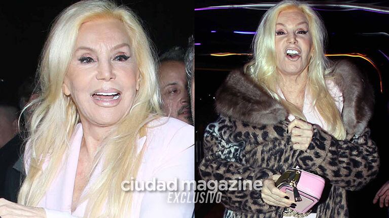 Susana Giménez asistió a la gala del Circo Rodas (Fotos: Movilpress). 