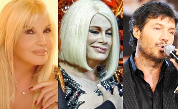 Susana Giménez, Carmen Barbieri y Marcelo Tinelli. (Fotos: Web)
