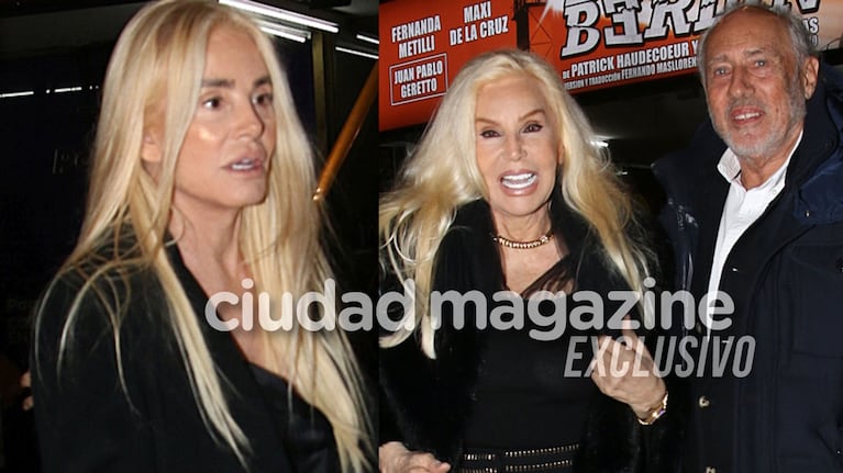 Susana Giménez fue al teatro con su hija y se reencontró con Yankelevich (foto Movilpress)