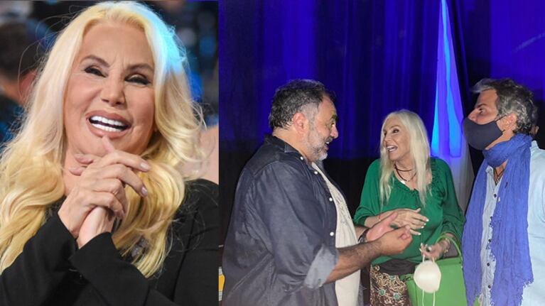 Susana Giménez fue con su hermano a ver el show de Roberto Moldavsky en Punta del Este.