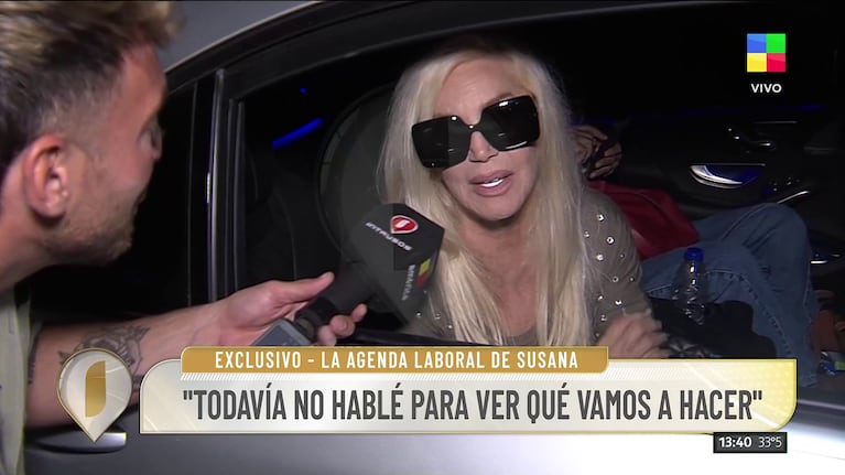 Susana Giménez habló con Intrusos (Foto: captura de América).