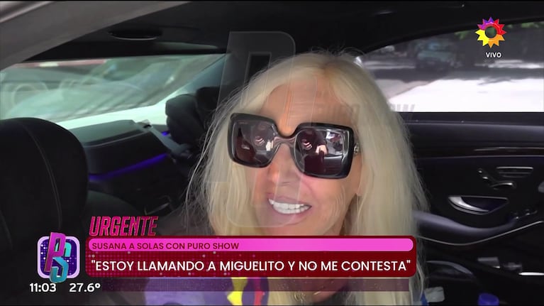 Susana Giménez habló en Puro Show (Foto: captura de eltrece).