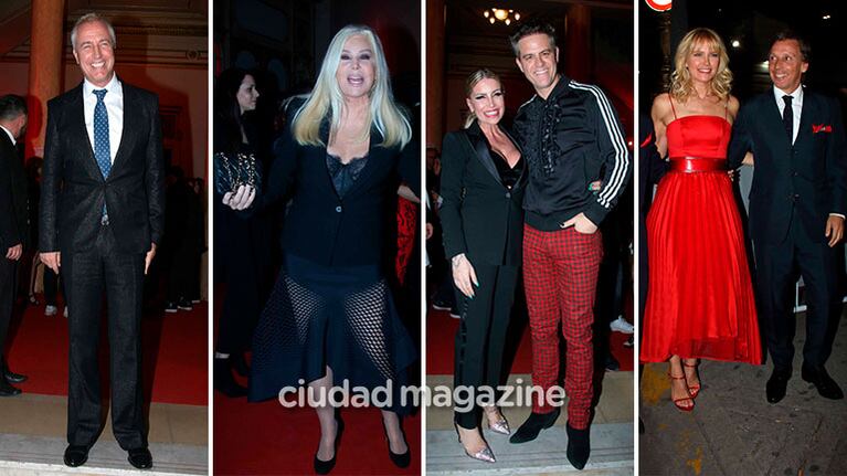 Susana Giménez, Marley y Valeria Mazza y más famosos festejaron el éxito de Cabaret con Flor Peña y Mike Amigorena