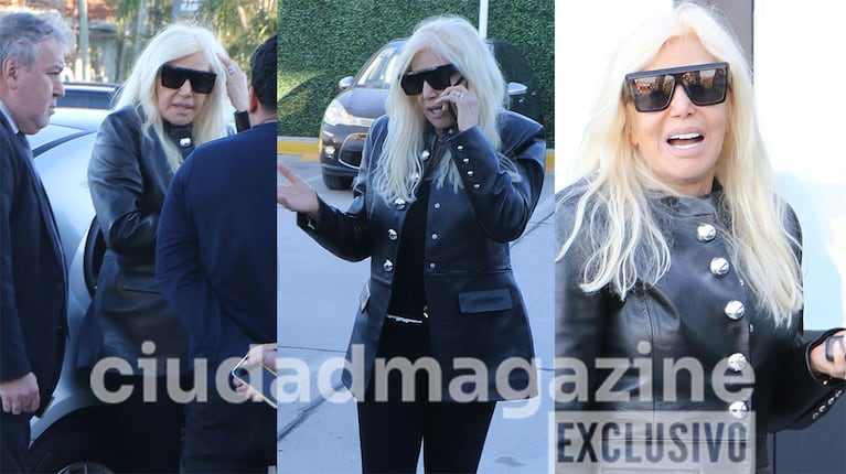 Susana Giménez pasó un mal momento antes de viajar a Punta del Este (Fotos: Rs Fotos).