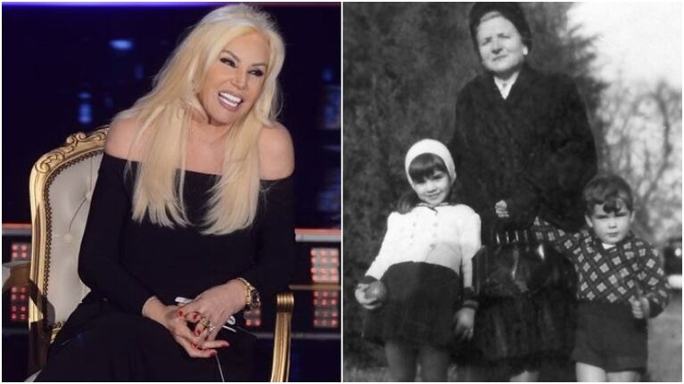 Susana Giménez recordó su infancia con una foto con su abuela y su hermano: ¡Me gustaba que me sacaran a pasear!