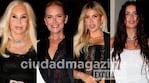 Susana Giménez, Valeria Mazza, Wanda Nara y Zaira Nara en un evento de lujo en Buenos Aires (Fotos: Movilpress).