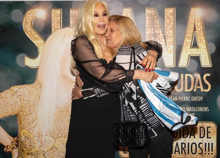 Susana Giménez y Celia Cuccittini (Foto: Prensa).