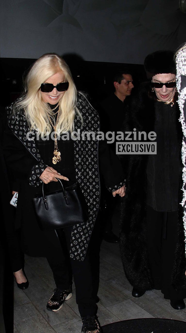 Susana Giménez y Graciela Borges salieron a cenar con amigas (Foto: Movilpress).