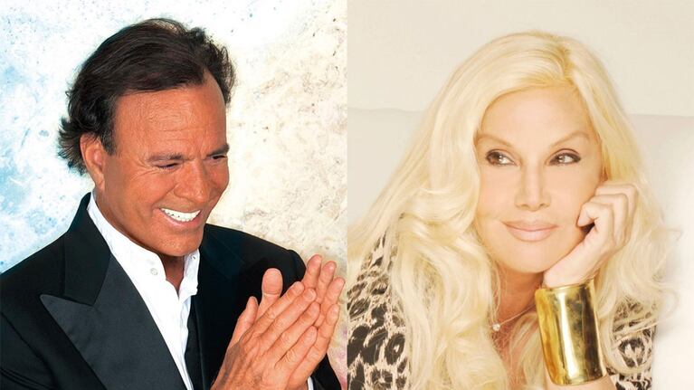 Susana Giménez y Julio Iglesias. Crédito: Instagram