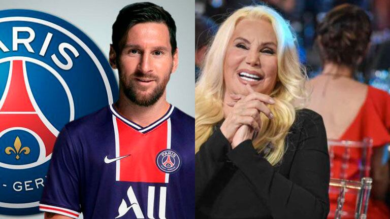 Susana Giménez y Lionel Messi