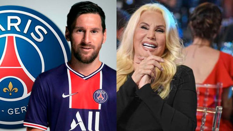 Susana Giménez y Lionel Messi