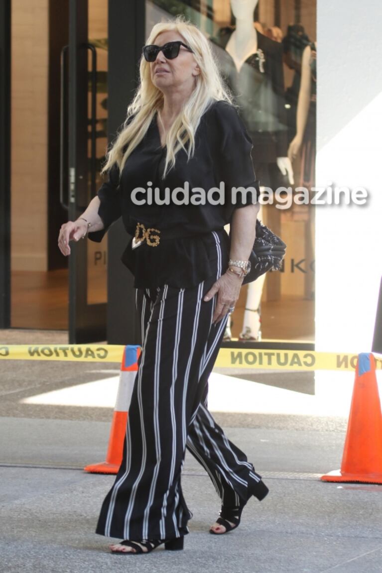 Susana Giménez y Lucía Celasco, divertidas en Miami: complicidad en un día de shopping a pura risa