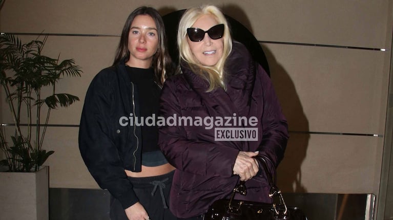 Susana Giménez y su nieta, Lucía Celasco. Foto: Movilpress