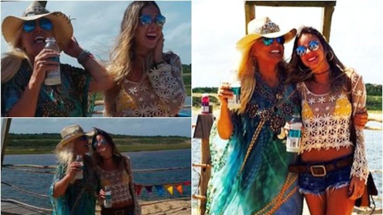 Susana Giménez y su nieta Lucía, protagonistas absolutas (Fotos: Twitter).