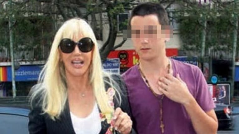 Susana Giménez y su nieto Manuel Celasco. (Foto: Web)