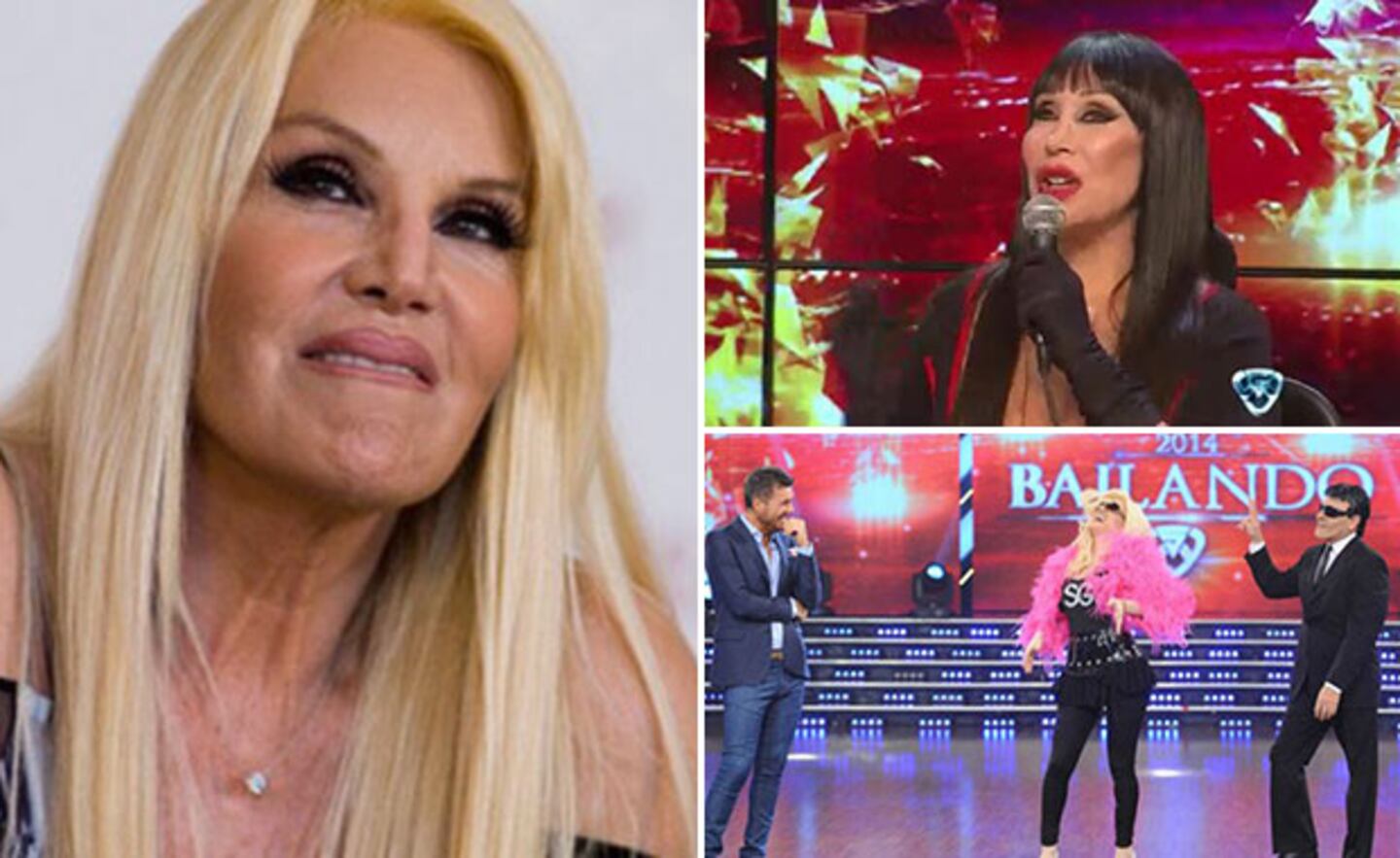 Susana Giménez y una picante respuesta al palito de Moria Casán. (Foto: Web)