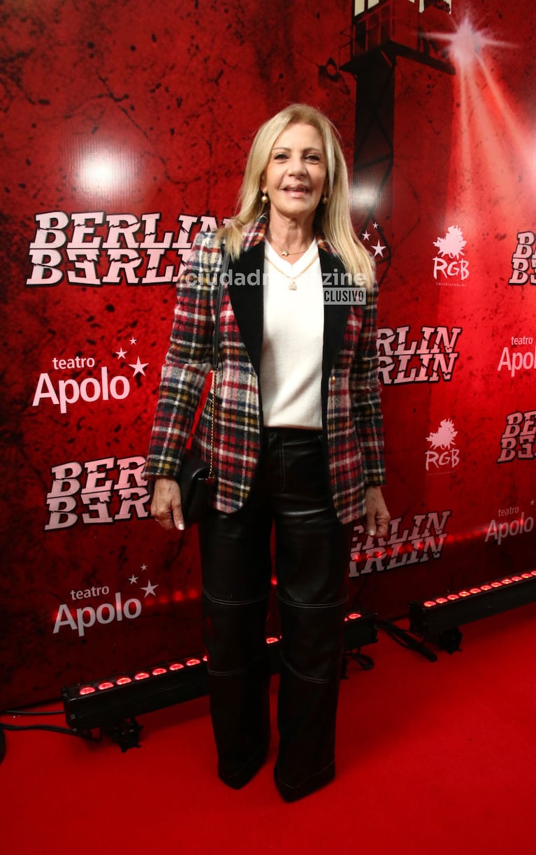 Susana Roccasalvo en el estreno de Berlín Berlín (Foto: Movilpress).
