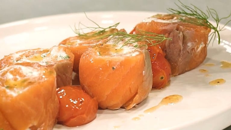 Sushi de salmón ahumado, una receta gourmet. Foto: Cucinare TV
