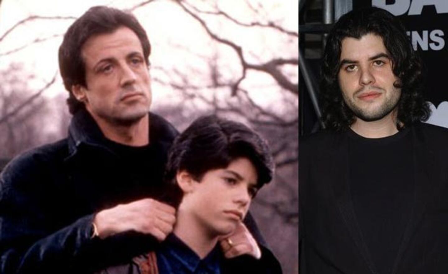 Sylverster Stallone y Sage Moonblood Stallone, en Rocky V. (Foto: Web)