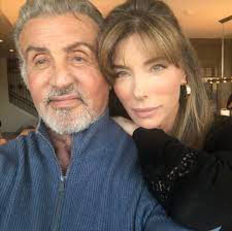 Sylvester Stallone y Jennifer Flavin. Foto: Instagram