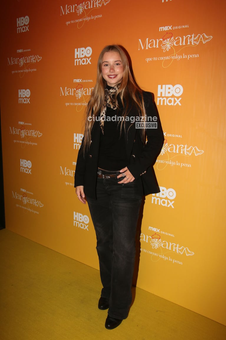 Taína Gravier en el estreno de Margarita (Foto: Movilpress).