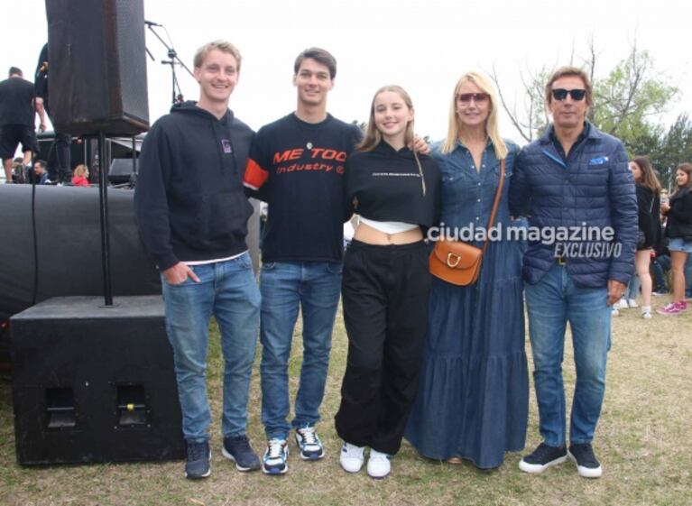 Taína Gravier, la hija de Valeria Mazza, debutó como cantante: las fotos y el apoyo de su familia 