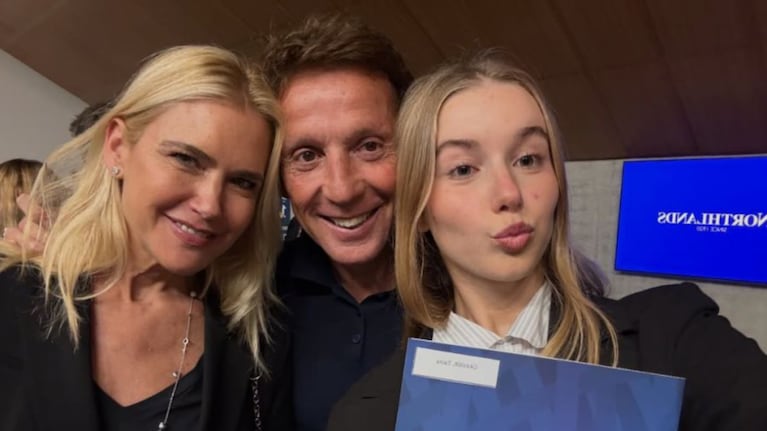 Taína terminó el colegio y lo celebró junto a Valeria Mazza y Alejandro Gravier: “Muy orgullosos”. CREDITO: Instagram