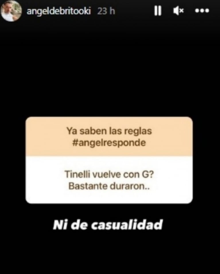 Tajante respuesta de Ángel de Brito sobre una posible reconciliación entre Marcelo Tinelli y Guillermina Valdés 