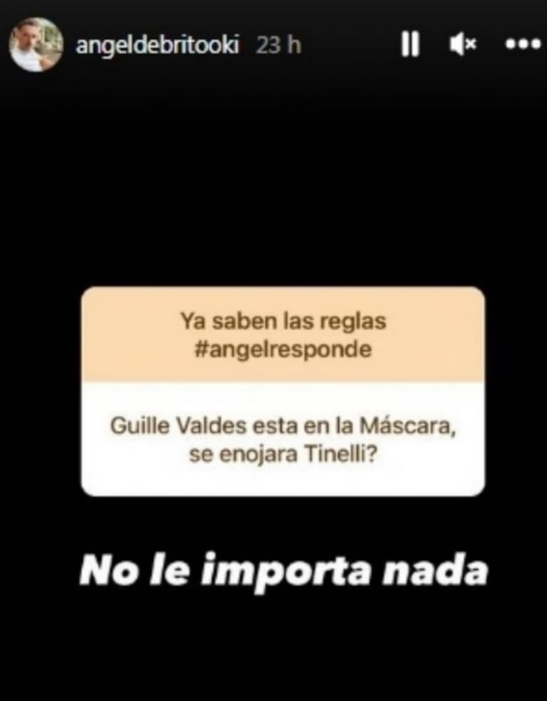 Tajante respuesta de Ángel de Brito sobre una posible reconciliación entre Marcelo Tinelli y Guillermina Valdés 