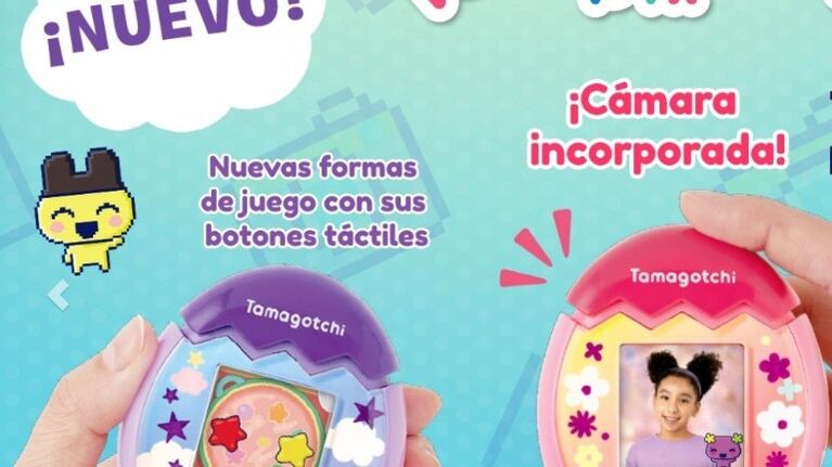 Tamagotchi regresa renovado con cámara, pantalla a color y botones táctiles. Foto: DPA.