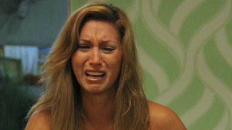 Tamara, angustiada en la casa de GH. (Foto: Telefe)