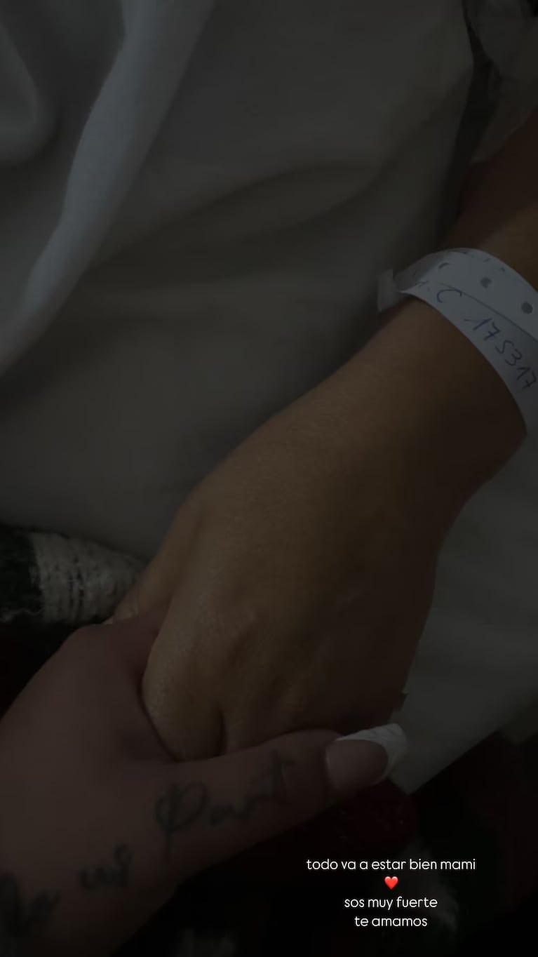 Tamara Báez atraviesa un duro momento por la salud de su madre: “Solo le pido a Dios que salga de esto”. Crédito: Instagram.