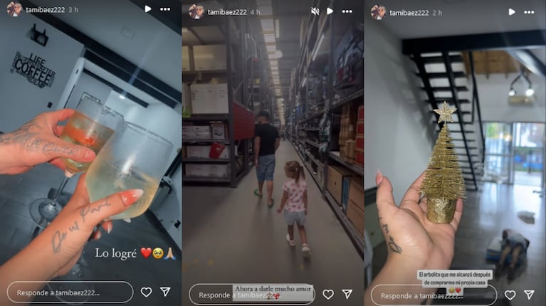 Tamara Báez celebró con sus seres queridos un nuevo logro: finalmente recibió las llaves de su casa propia. (Foto: Instagram / tamarabaez777)