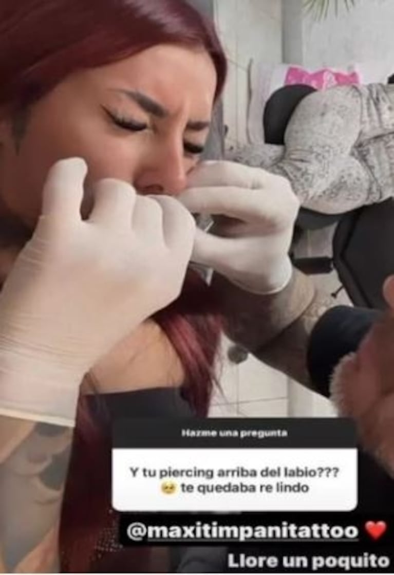 Tamara Báez compartió en las redes el nuevo "retoque estético" que se hizo: "Lloré un poquito"