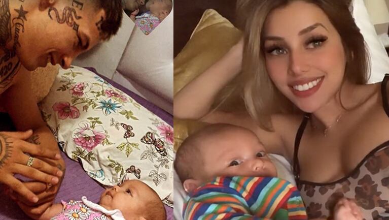 Tamara Báez compartió la foto más linda de L-Gante junto a su hija y le dedicó un profundo mensaje.