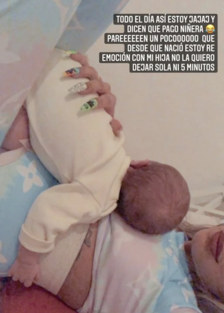 Tamara Báez, la novia de L-Gante, cruzó con todo a quienes critican cómo cuida a su hija Jamaica: "No cazás una" 