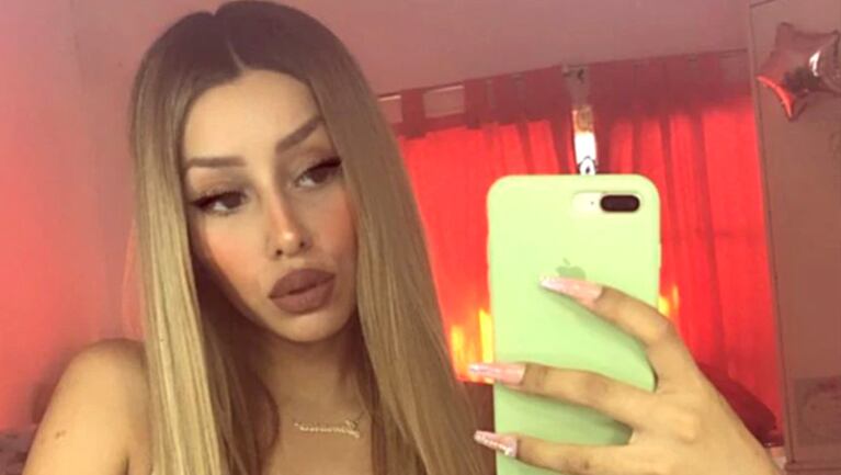 Tamara Báez, la novia de L-Gante, lució un jugado catsuit animal print.