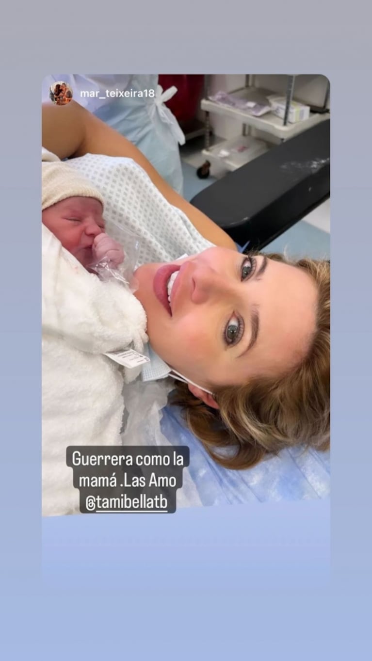 Tamara Bella fue mamá de Bruna y reveló el difícil momento que vive su hija: "Está en terapia"