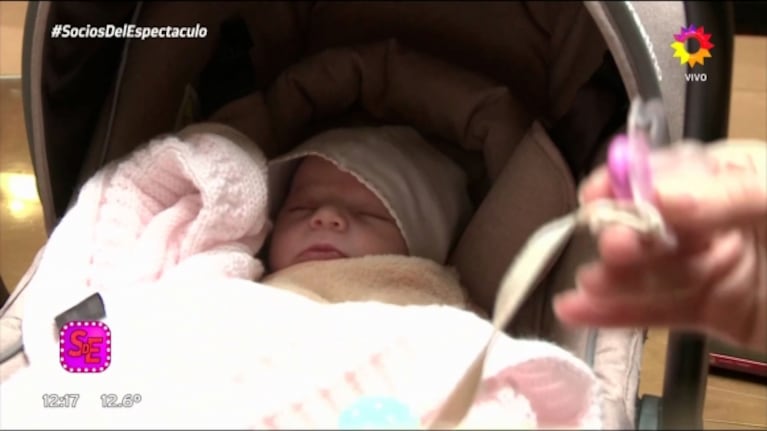 Tamara Bella presentó a su hija Bruna en sociedad y habló de la salud de la pequeña