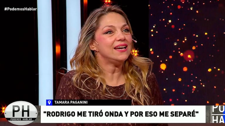 Tamara Paganini reveló toda la verdad sobre su vínculo con Rodrigo Bueno (captura de Telefe)