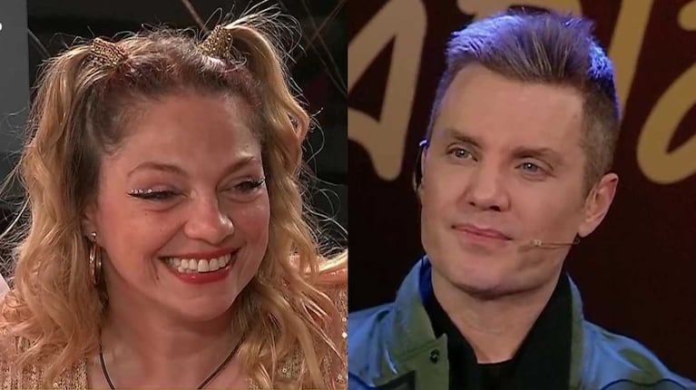 Tamara Paganini y Santiago del Moro (Fotos: capturas Telefe)