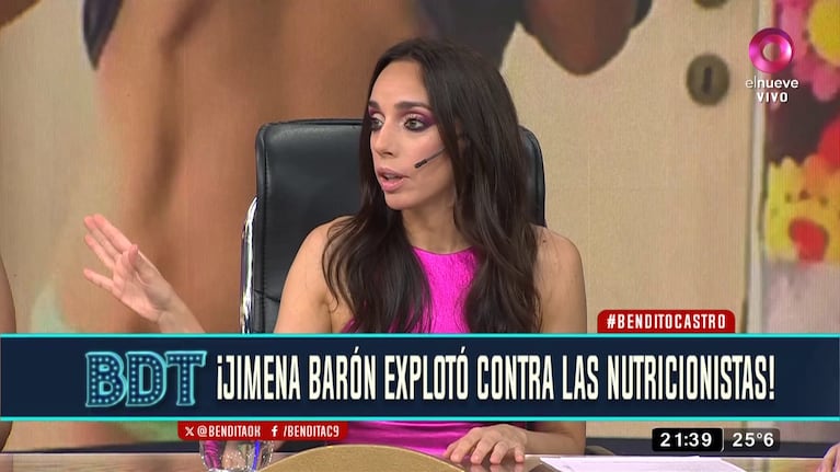 Tamara Pettinato en Bendita Tv.