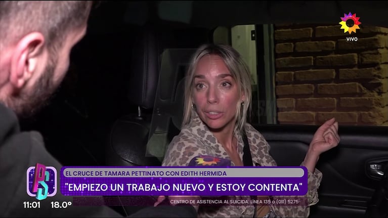 Tamara Pettinato habló en Puro Show (Foto: captura de eltrece).