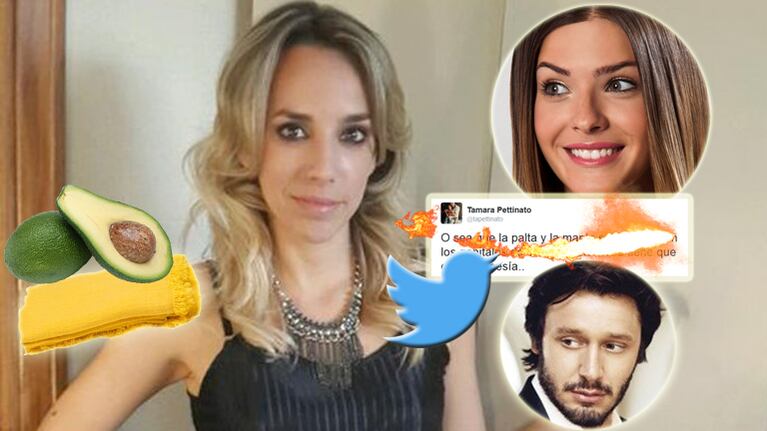 Tamara Pettinato y un (muy) ácido tweet sobre el romance de China Suárez y Benjamín: "O sea que la palta y la manta siempre fueron los genitales de Vicuña"