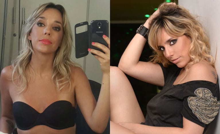 Tamara Pettinato y una selfie hot en su perfil de Twitter (Fotos: Twitter y Ciudad.com). 